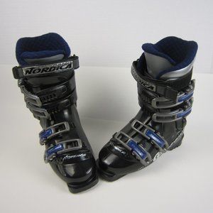 Nordica GP04 Womens Black Ski Boots Size 24.5 - Used